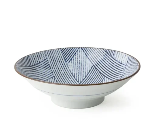 Aizome Shima Ami 9.75" Serving Bowl