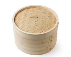 Bamboo Steamer Set 10"