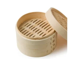 Bamboo Steamer Set 8"