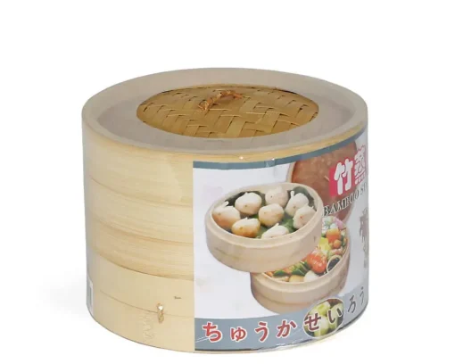 Bamboo Steamer Set 8"