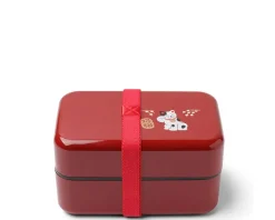 Bento Box Fortune Cat Red