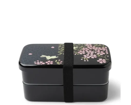 Bento Sakura Rabbit Black