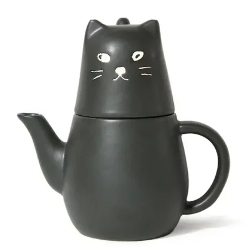 Black Cat Tea Set