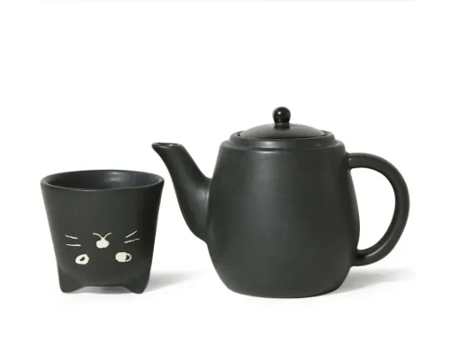Black Cat Tea Set