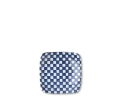 Blue & White Ichimatsu 3.5" Plate