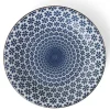 Blue & White Snow 11" Plate
