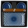 Blue & White Snow Sushi Set