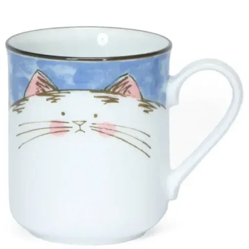 Blue Cat Mug