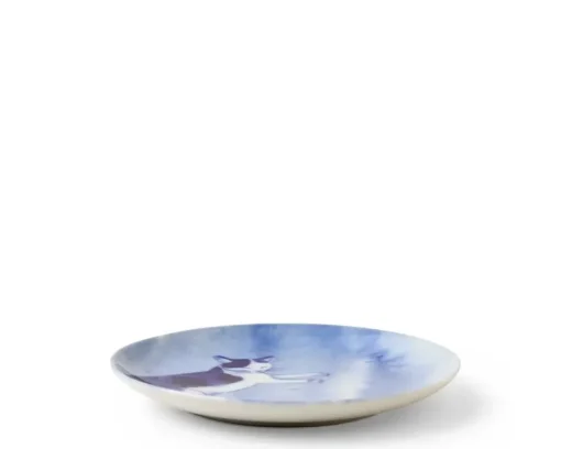 Blue Cat Relaxing Plate