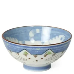 Blue Cat Rice Bowl