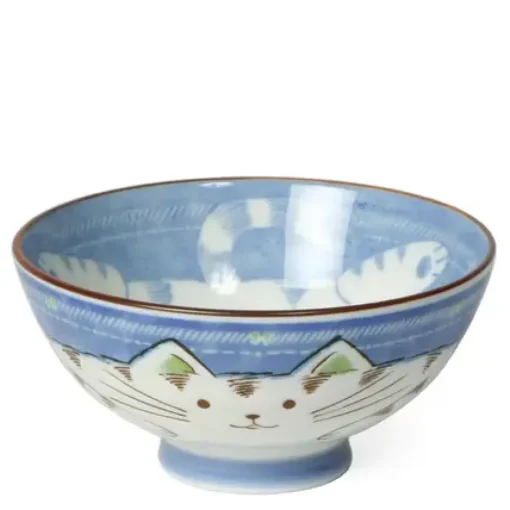 Blue Cat Rice Bowl