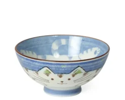 Blue Cat Rice Bowl