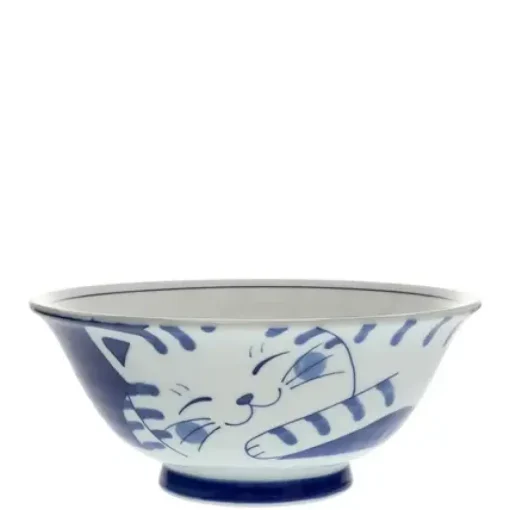 Blue Cats 7.5" Bowl
