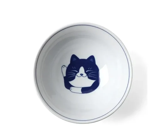 Blue Cats 7.5" Bowl