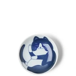 Blue Cats 3.75" Sauce Dish