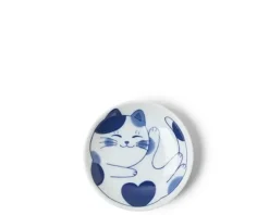 Blue Cats 3.75" Sauce Dish