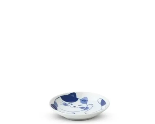 Blue Cats 3.75" Sauce Dish