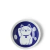Blue Fortune Cat 6.5" Plate