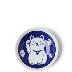 Blue Fortune Cat 6.5" Plate