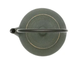 Cast Iron Green/Bronze Hobnail Teapot 0.65L