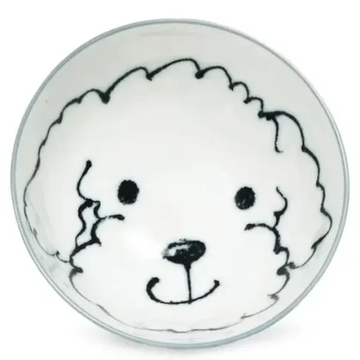 Dog Days 4.5" Rice Bowl - Poodle