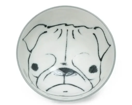 Dog Days 4.5" Rice Bowl - Pug