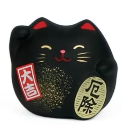 Feng Shui Cat 2.25" - Black