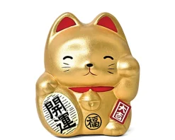 Feng Shui Fortune Cat Bank - Gold