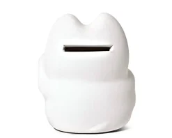 Feng Shui Fortune Cat Bank - White