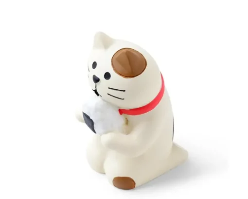 Figurine Cat With Omusubi