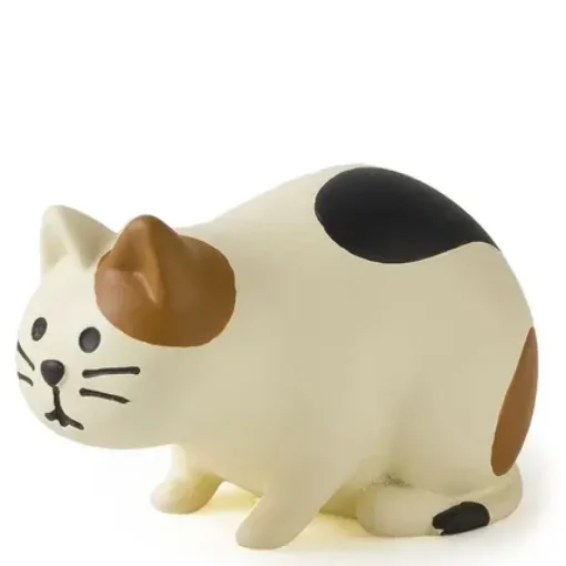 Figurine Curious Calico Cat