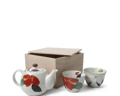 Floral Fall Tea Set
