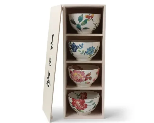 Floral Summer Rice Bowl Set