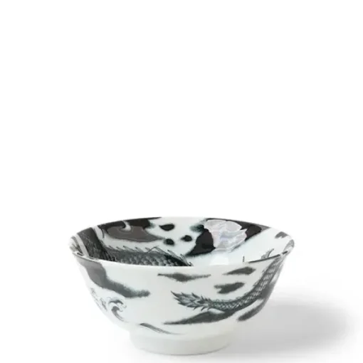 Flying Dragon 5.75" Bowl Gray