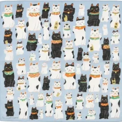 Furoshiki 19-3/4" Maneki Neko