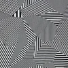 Furoshiki Pattern Stripes Black 38.75" Sq.