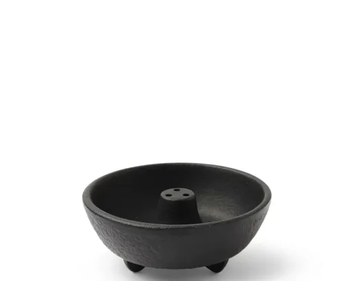 Incense Holder Black Center Cone