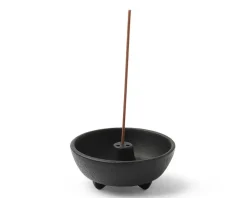 Incense Holder Black Center Cone