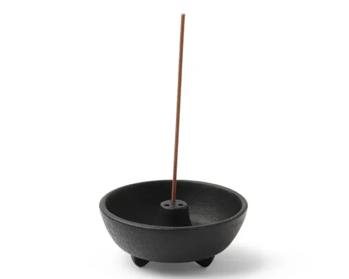 Incense Holder Black Center Cone