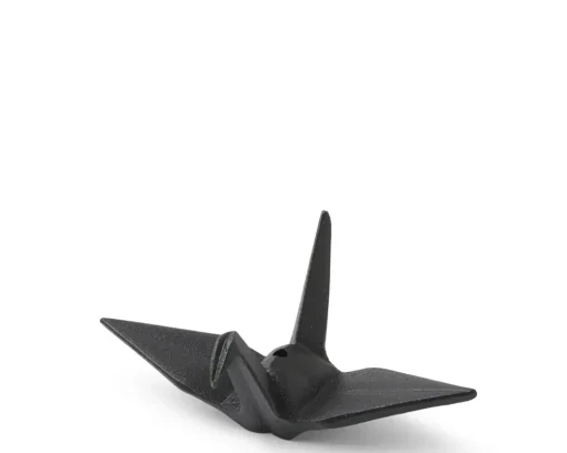 Incense Holder Black Peace Crane
