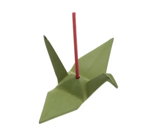 Incense Holder Peace Crane Spring Green