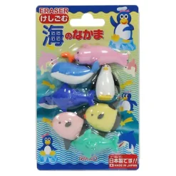 Iwako Marine Animals Eraser Pack At Miya