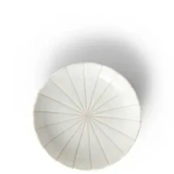 Kasa Lines White 4.75" Plate