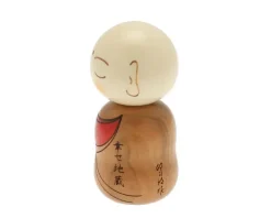 Kokeshi Ojizo Brown
