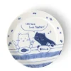 Lunch Date Cats 5-1/2" Plate