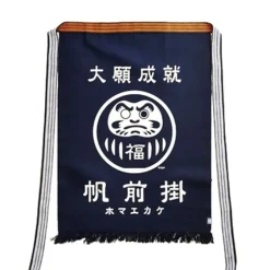 Maekake Canvas Apron - Daruma