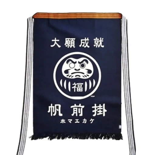 Maekake Canvas Apron - Daruma