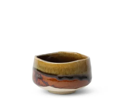 Matcha Bowl Amber Cavern 4-1/2"