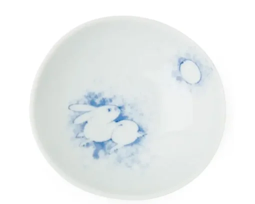 Mayu Moon & Rabbit 3" X 3.25" Sauce Dish