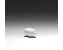 Mori Pig Figurine - White At Miya